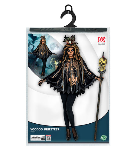 Widmann SRL Voodoo priester poncho volwassenen