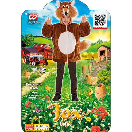 Widmann SRL Vossen kostuum voor kinderen