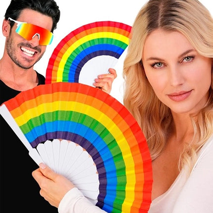 Widmann SRL Waaier regenboog Anouk