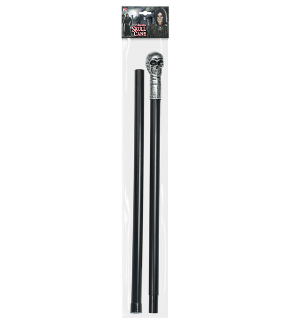 Widmann SRL Wandelstok met grappige schedel 3-delig