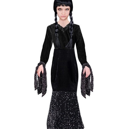 Widmann SRL Wednesday donker meisje jurk Kind