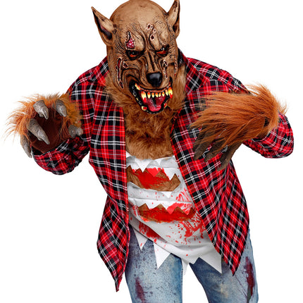 Widmann SRL Weerwolf handschoenen met haren