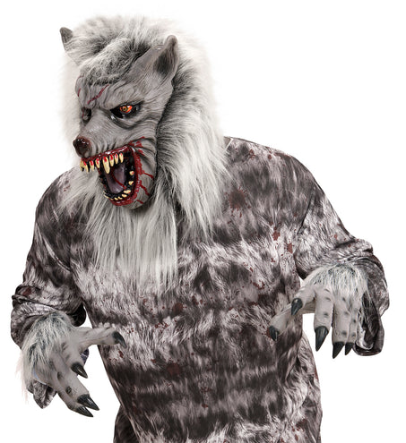 Widmann SRL Weerwolf masker met veel haar