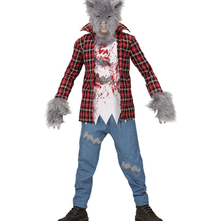 Widmann SRL Weerwolven pakken met masker voor kids