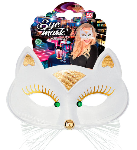 Widmann SRL Wit oogmasker kat