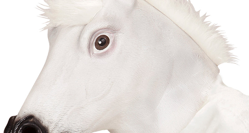 Widmann SRL Wit paarden masker voor party's