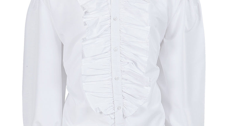 Widmann SRL Witte blouse met ruches