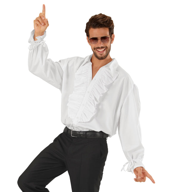 Widmann SRL Witte blouse met ruches