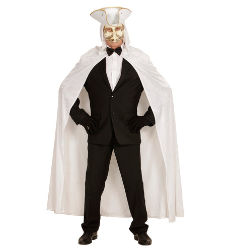 Widmann SRL Witte cape luxe 150cm