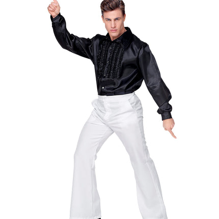 Widmann SRL Witte disco broek heren