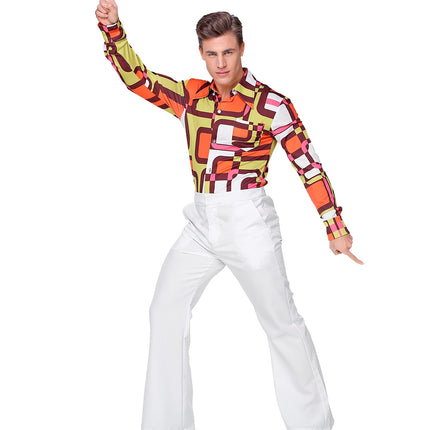 Widmann SRL Witte disco broek heren