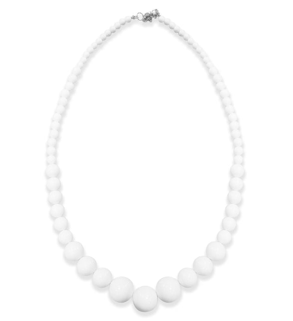 Widmann SRL Witte ketting met kralen