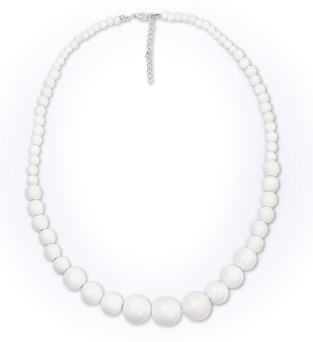 Widmann SRL Witte ketting met kralen