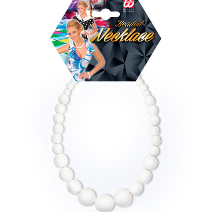 Widmann SRL Witte ketting met kralen