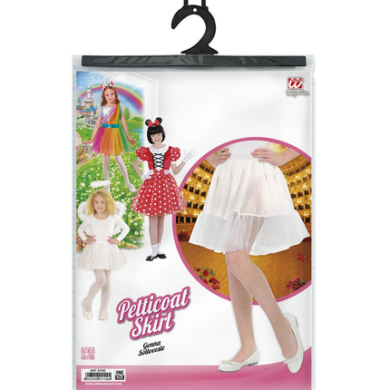 Widmann SRL Witte petticoat kind one size