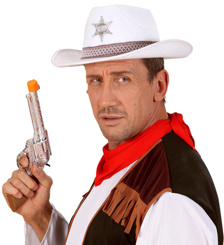 Widmann SRL Witte Sheriff Cowboyhoed