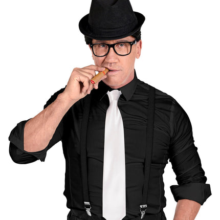 Widmann SRL Witte stropdas unisex