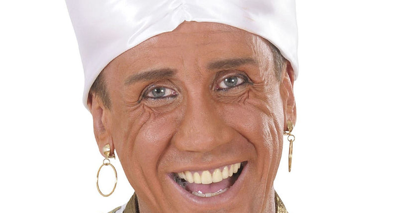 Widmann SRL Witte tulband satijn