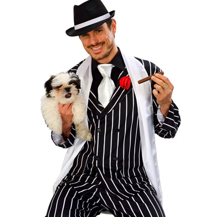 Widmann SRL Witte zijden sjaal gangster