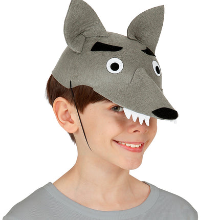 Widmann SRL Wolven hoed kinderen