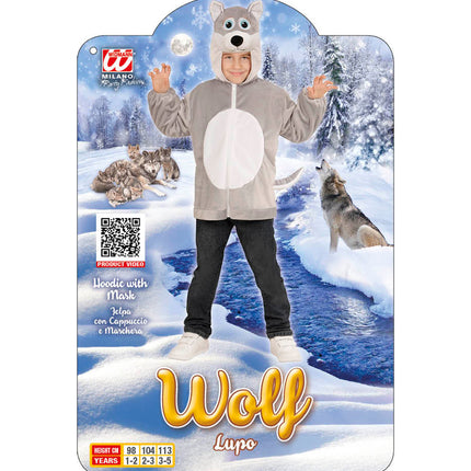 Widmann SRL Wolven kostuum voor kleuters