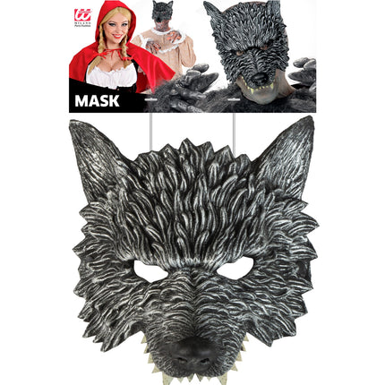 Widmann SRL Wolvenmasker zonder kin