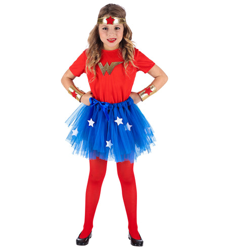 Widmann SRL Wonder woman jurkje kinderen 110cm