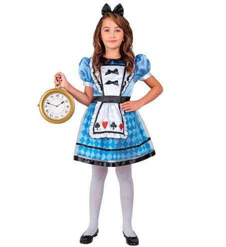 Widmann SRL Wonderland meisje kostuum Lynn kinderen