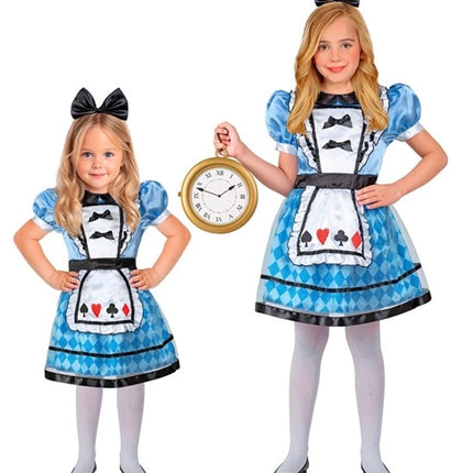 Widmann SRL Wonderland meisje kostuum Lynn kinderen