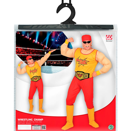 Widmann SRL Worstelaar pak Benny volwassenen