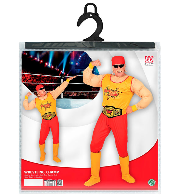 Widmann SRL Worstelaar pak Benny volwassenen