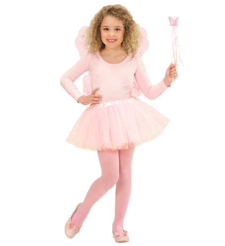 Widmann SRL Zacht roze fee verkleedsetjes