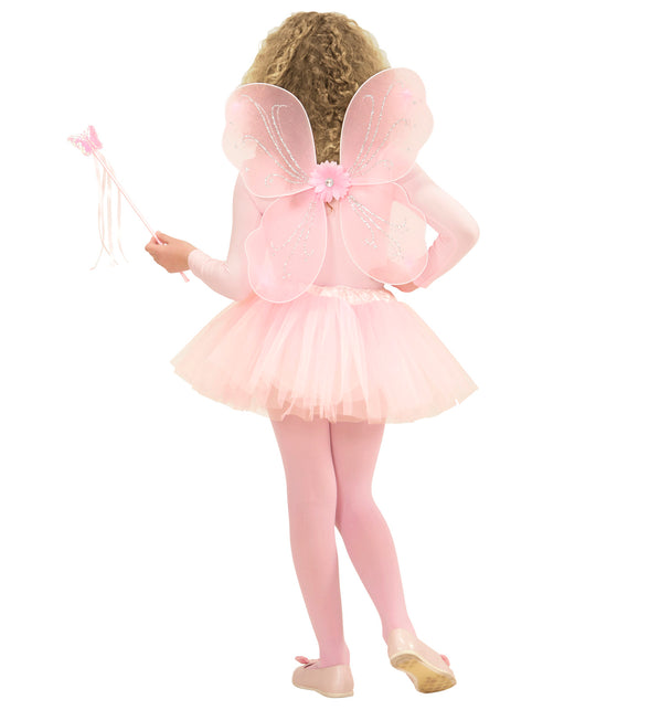 Widmann SRL Zacht roze fee verkleedsetjes