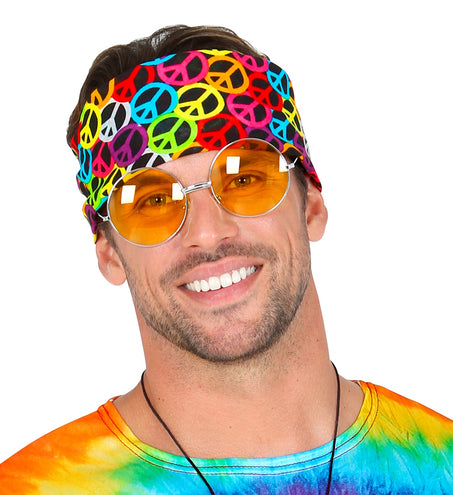 Widmann SRL Zakdoek Hippie bandana Peace