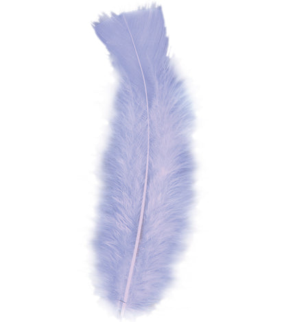 Widmann SRL zakje met 50 veertjes paars