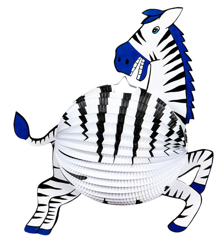 Widmann SRL Zebra lampion decoratie