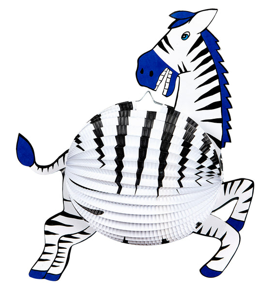 Widmann SRL Zebra lampion decoratie