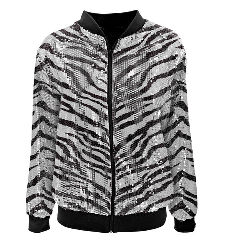 Widmann SRL Zebra print bomberjack