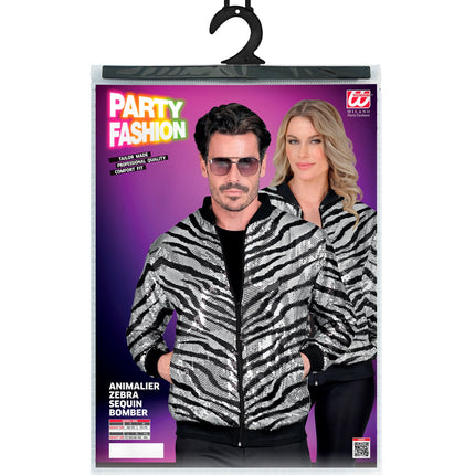 Widmann SRL Zebra print bomberjack