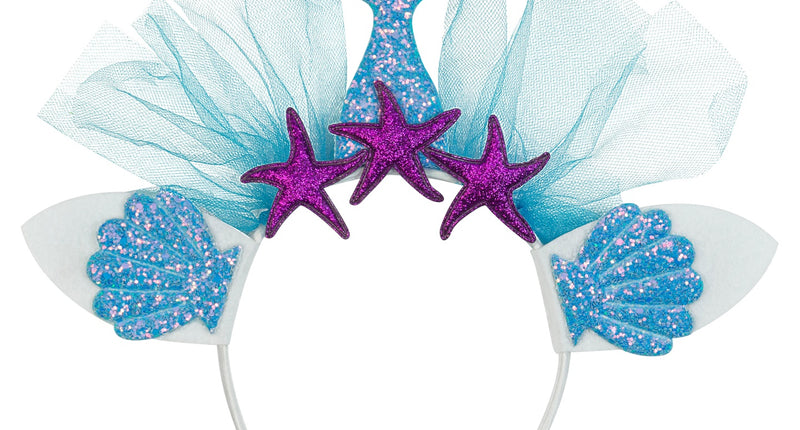 Widmann SRL Zeemeermin tiara blauw