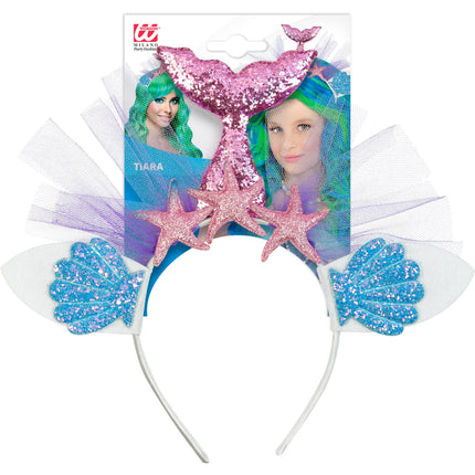 Widmann SRL Zeemeermin tiara roze