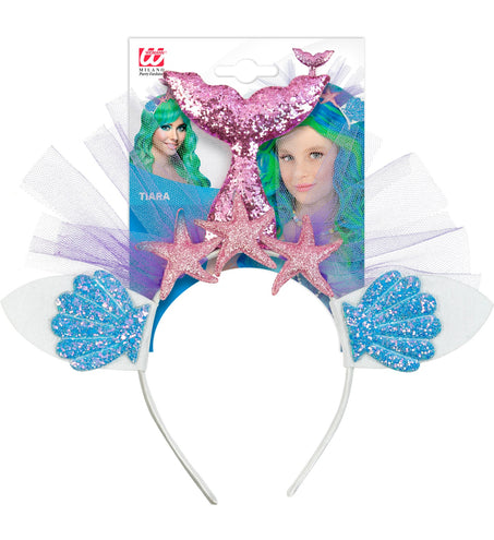 Widmann SRL Zeemeermin tiara roze