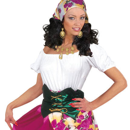 Widmann SRL Zigeuner ketting en oorbellen