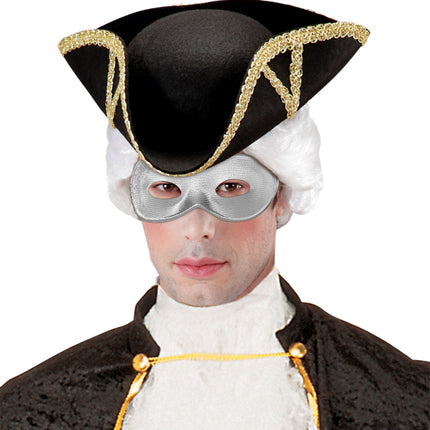 Widmann SRL Zilver fiesta oogmasker