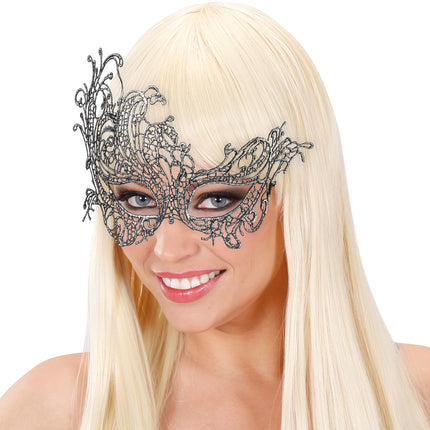 Widmann SRL Zilveren barok maskertjes