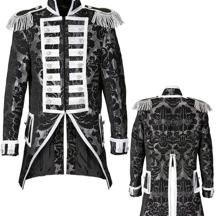 Widmann SRL Zilveren Jaquard parade show slipjas