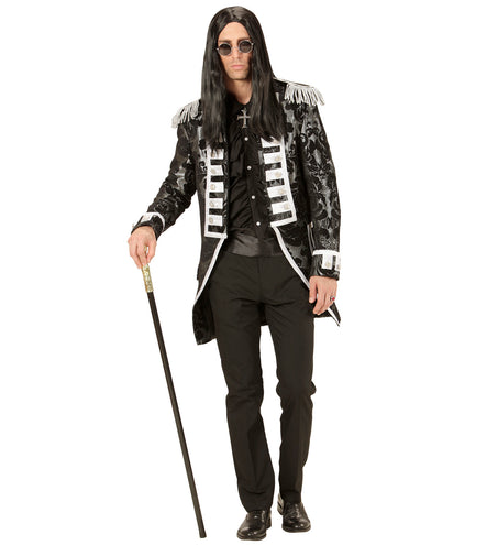 Widmann SRL Zilveren Jaquard parade show slipjas