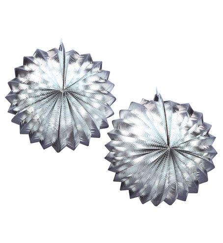 Widmann SRL Zilveren lampion bol 25cm