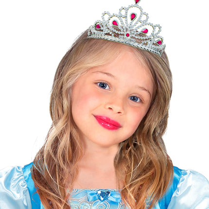 Widmann SRL Zilveren tiara met steentjes Rina