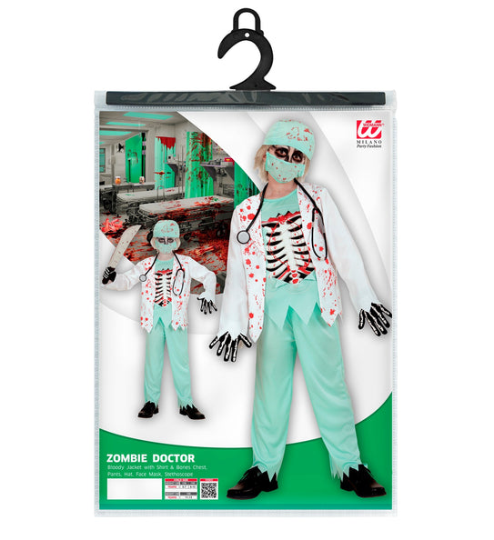 Widmann SRL Zombie dokter pak kind